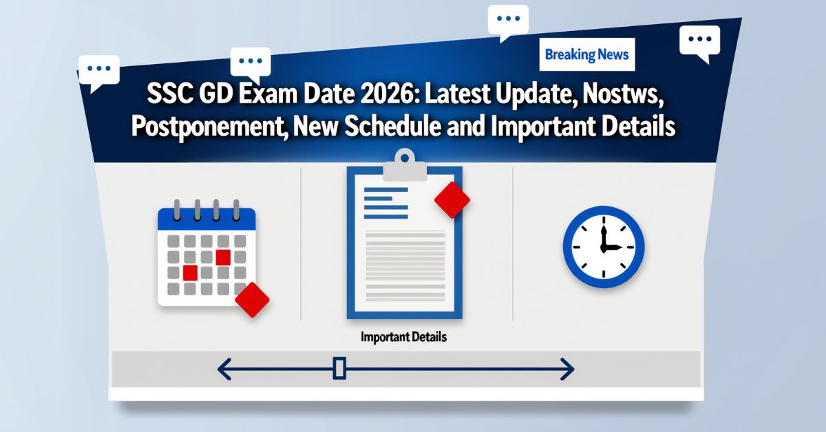 SSC GD Exam Date 2026