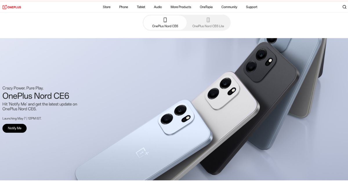 OnePlus Nord CE 6 2026 भारत में लॉन्च