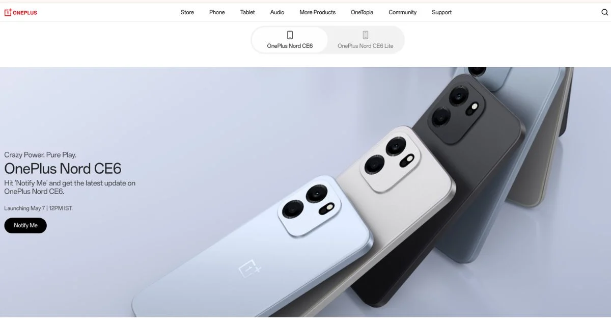 OnePlus Nord CE 6 2026 भारत में लॉन्च