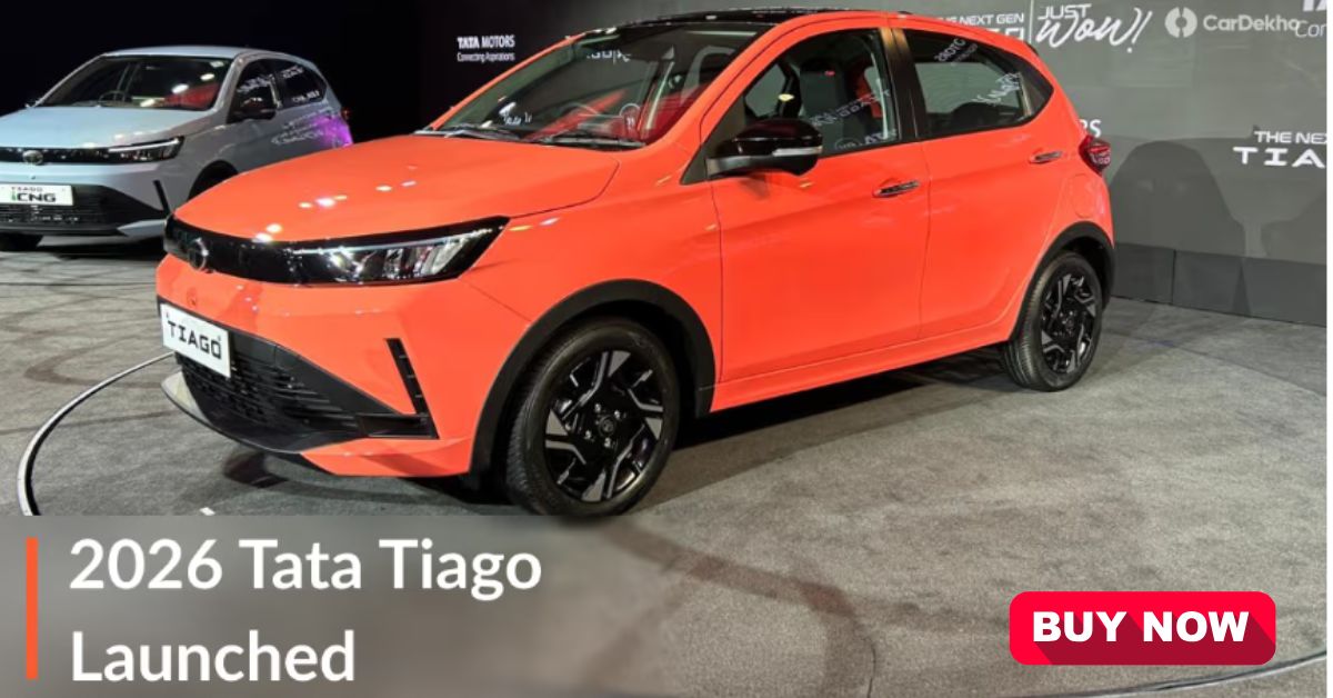 2026 Tata Tiago Facelift Launched in India