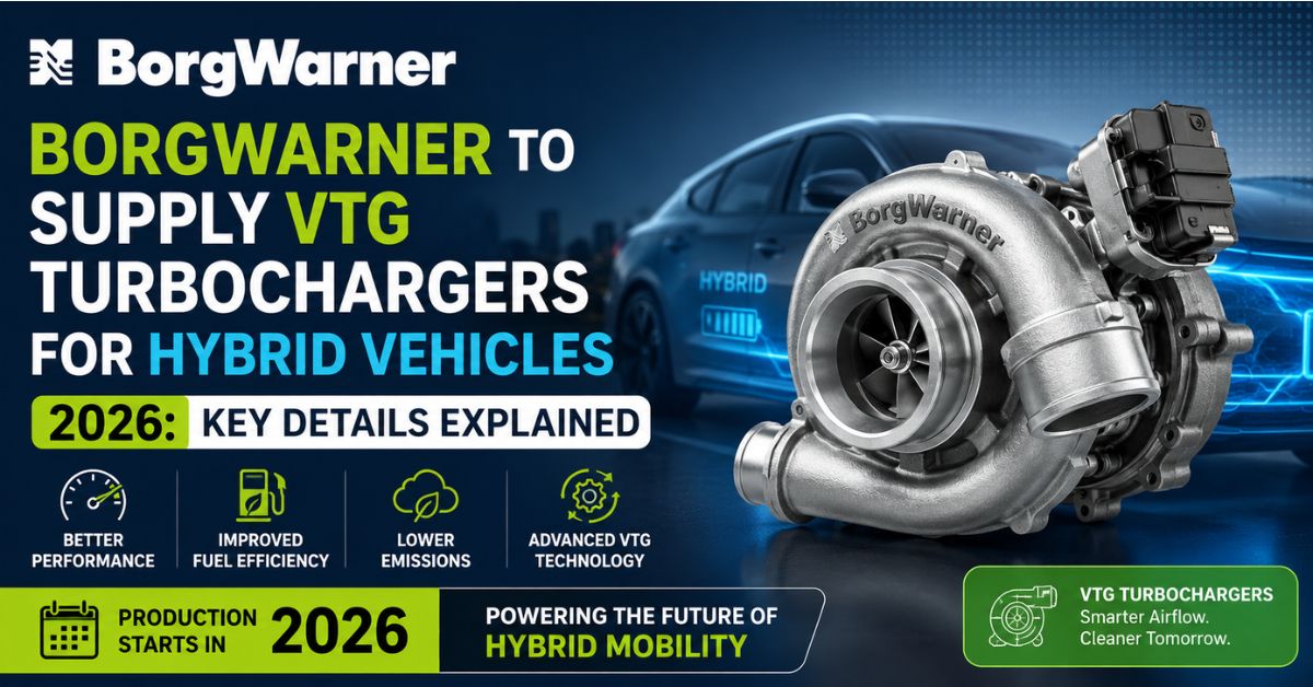 BorgWarner to Supply VTG