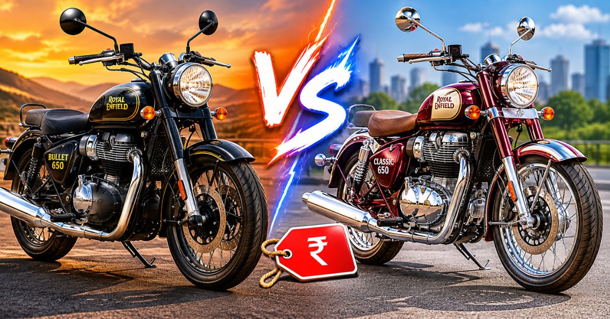 Royal Enfield Bullet 650 Vs Classic 650