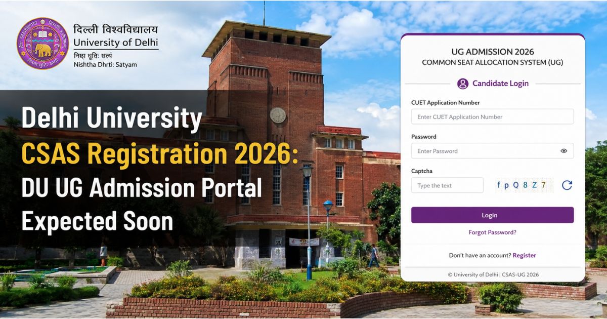 Delhi University CSAS Registration 2026