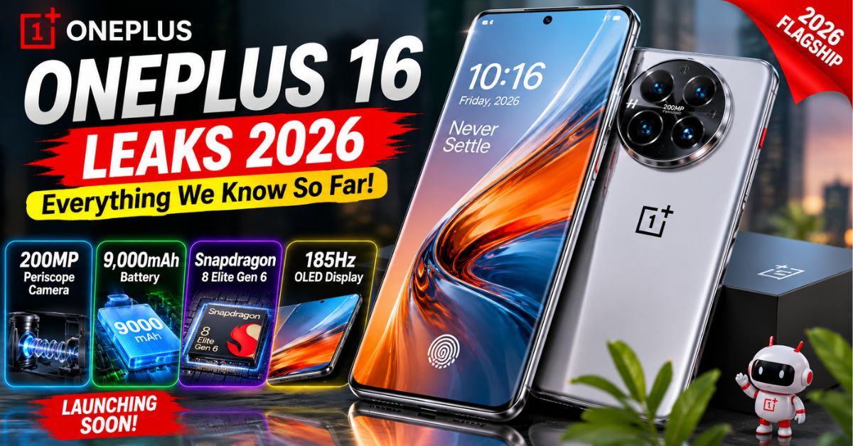 OnePlus 16 Leaks 2026